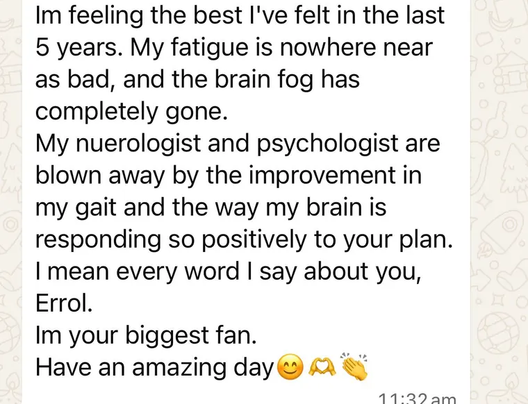 Client testimonial screenshot 8